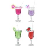 4pcs Doll House Accessories Doll House Juice Bottle Model Doll House Prop Doll House Decoration