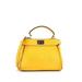 Fendi Leather Shoulder Bag: Yellow Bags