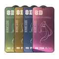 Vetro proteggi schermo a specchio 8D per iPhone 16 12 13 14 15 Pro Max Pro Plus Mini XR X XS Max Vetro temperato per iPhone 8 7 Plus
