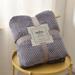 Ozmmyan Scratch Thickened Color Borlaug Sofa Blanket Flannel Blanket Housewarming Gift