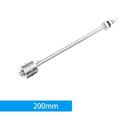 Diymore Water Level Sensor Stainless Steel Side Mount Horizontal Liquid Float Switch AC/DC 220V for Water Tower Aquariums Fish Tank