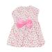 BESTONZON Adorable Pet Dog Dress Floral Bowknot Tutu Dresses Pet Cat Wedding Party Casual Dog Clothes Pet Supplies - Size M (Pink)