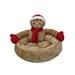 Duobla Cat And Dog Bed Round Pet Bed Fluffy Pet Pad Winter Cat Pad Small Dog Warm Pet Bed Washable Dog Pad Pet Sofa Fashionable Pet Pad Cat Bed To Against Cold