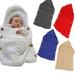 Warm Baby Sleeping Bag fits Newborns and Infants Knitted Wool Sleeping Bag 70*35cm