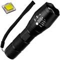 A100 Single Mode Tac LED Tactical Flashlight - 1200 Lumens Zoomable Water Resistant