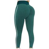 Awdenio Yoga Pants for Women Clearance Plus Size Women Scrunch Butt Lifting Workout Leggings Textured High Waist Cellulite Compression Yoga Pants Tights