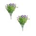 2PCS Decoration Coffee Artificial Flower 2Pcs Artificial Flower Silk Flower Bouquet Latex Real Flower Bridal Artificial Flowers Wedding Home