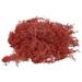 Uxcell 7 OZ Moss Preserved Moss Artificial Moss for Craft Floral Project Table Decor China Red