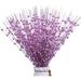 Purple Artificial Glitter Berry Stem Ornaments 10 pack 19.7 inches Fake Christmas Picks Decorative Glitter Bead Sticks for Christmas Tree DIY Wreath Crafts Vase Gift Fireplace Holiday Home Decor