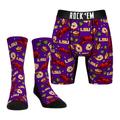 Men's Rock Em Socks LSU Tigers Gumbo Underwear and Crew Combo Pack