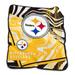 Pittsburgh Steelers 50" x 60" Swirl Raschel Throw Blanket