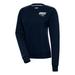 Women's Antigua Navy Oral Roberts Golden Eagles Victory Crewneck Pullover Sweatshirt