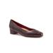 Women's Daisy Pump by Trotters in Burgundy Snake (Size 9 M)