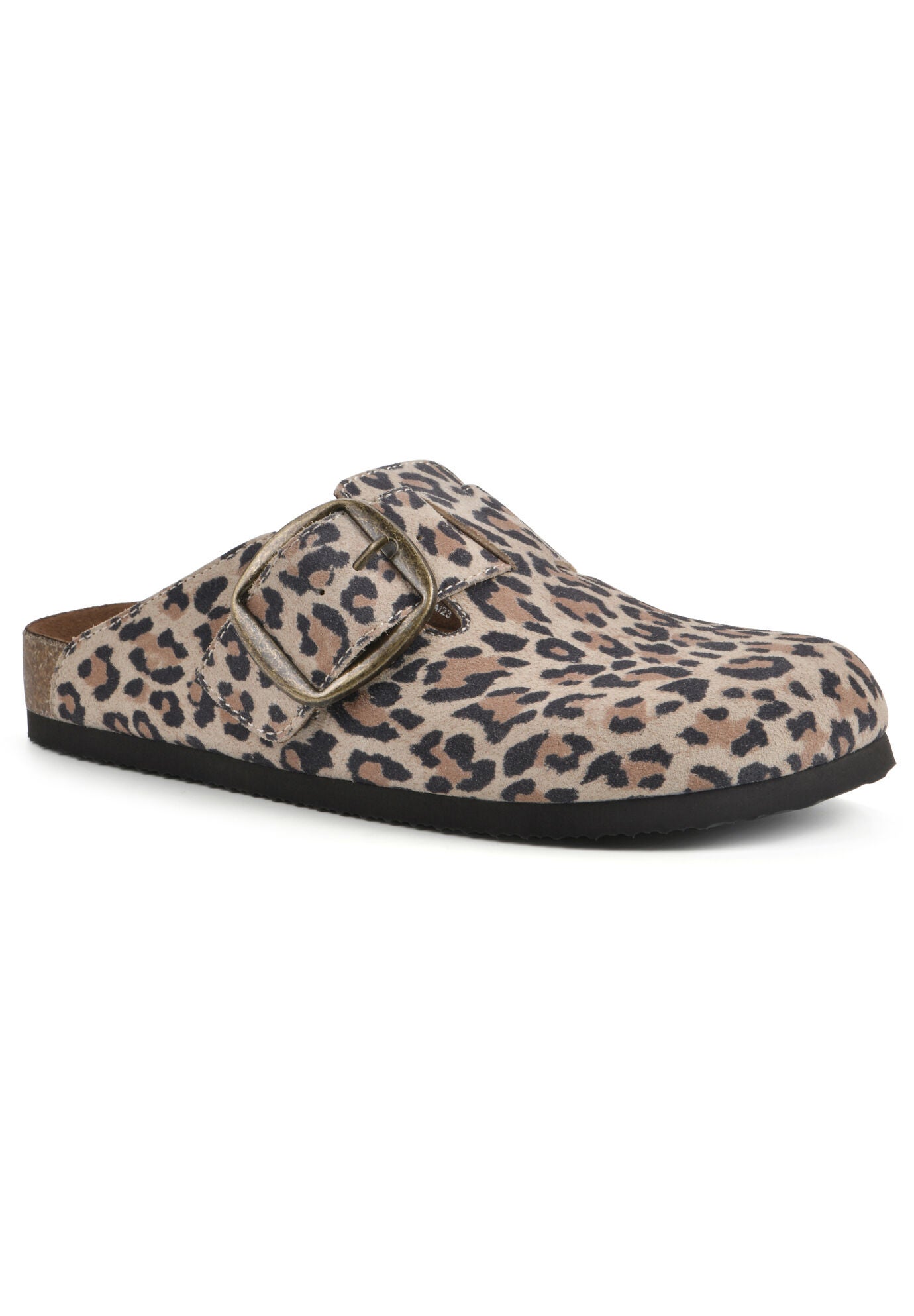 Women's Big Easy Mule by White Mountain in Natural Print Leather (Size 11 M)