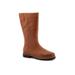 Women's Franki Mid Calf Boot by Trotters in Luggage (Size 11 M)