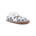 Women's Womens Cozee Yarn Mocassin With Sidewall Mocassin Slipper By Gaahuu in Natural Leopard