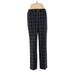 Lands' End Dress Pants - Mid/Reg Rise Straight Leg Trouser: Black Bottoms - Women's Size 8