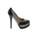 Fendi Heels: Slip On Stiletto Cocktail Party Gray Color Block Shoes - Women's Size 36 - Round Toe