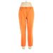 Jones New York Signature Casual Pants - High Rise: Orange Bottoms - Women's Size 10