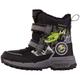 Outdoorwinterstiefel KAPPA Gr. 27, schwarz (black, lime) Schuhe Kinder