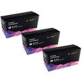 Cartridges Kingdom Pack of 3 Compatible Black Toner Cartridges Replacement for HP CE255X 55X LaserJet P3010 P3011 P3015 P3015d P3015dn P3015n P3015x Enterprise 500 MFP M525dn M525f Canon LBP6750dn