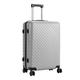 BTGGG Cabin Suitcase 24" Carry on Suitcase Lightweight Hard Shell Cabin Luggage Case with Spinner Wheels & Combi Lock, 44x26x64cm Medium 24", Grey