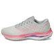 Mizuno Women's Wave Inspire 19 Running Shoe, Snow White/High/Vis Pink, 9.5