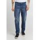 5-Pocket-Jeans BLEND "BLEND Thunder Relaxed fit - NOOS" Gr. 32, Länge 30, blau (denim middle blue) Herren Jeans 5-Pocket-Jeans