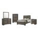 CDecor Home Furnishings Sheffield Panel 5 Piece Configurable Bedroom Set Wood in Brown/Gray/Green | Queen | Wayfair 223328Q-S5