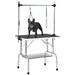 GOJIN Folding Dog Pet Grooming Table w/ Adjustable Arm & Tray in Gray/White | 64 H x 46 W x 24 D in | Wayfair PGTC-06