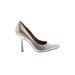 Isaac Mizrahi Heels: Silver Shoes - Women's Size 7 1/2