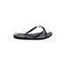 Havaianas Flip Flops: Slip-on Wedge Casual Black Print Shoes - Women's Size 6 - Open Toe