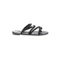 Olivia Miller Sandals: Black Print Shoes - Women's Size 9 - Open Toe