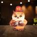 Trinx Jennine 4.25"H Owl Fireman w/ Fire Hose Figurine Resin | 4.25 H x 3 W x 3.5 D in | Wayfair 8013B4FDB3E84D06A78C13B7986A32C8