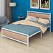 17 Stories Ransford Metal Panel Bed Metal in White | 39.5 H x 61.6 W x 81.7 D in | Wayfair 94EEB53E53194402A43F46728DC97063