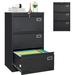 Inbox Zero Loekie 3-Drawer Vertical Filing Cabinet Metal/Steel in Black | 40 H x 23 W x 17 D in | Wayfair 5AC11D0010E243B481EA1EE54433F0B8