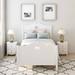 Red Barrel Studio® Platform Bed w/ Headboard & Footboard Wood in White | 43.13 H x 42.13 W x 79.87 D in | Wayfair 6A9463B6BD644C169FE3C33DE70E965E