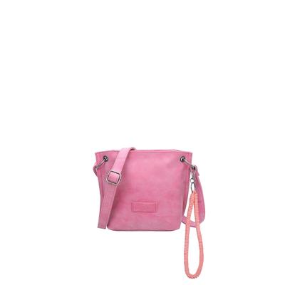 Fritzi aus Preußen Umhängetasche Fritzi03N mit abnehmbarer Schlüsselschlange Vintage Squeezy Pink Damen Image