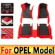 Tapis de sol de voiture pour OPEL Zafira Vivaro Astra Meriva Ampera Mokka ChlorCorsa F