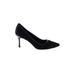 Donald J Pliner Heels: Pumps Stilleto Cocktail Party Black Print Shoes - Women's Size 7 - Pointed Toe
