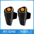 BT-S2NS casco Moto BT auricolare interfono Moto impermeabile Multi BT Interphone 1000M interfoni MP3