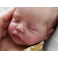 18inches Reborn Kit Delilah Pouplar Sweet Sleeping Baby Soft Touch Unfinished Unpainted Doll Parts