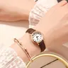 Nuovo orologio da donna orologi da donna orologi da polso in oro rosa orologio da donna con