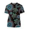 Estate moda Casual Australia aborigeni stile nazionale magliette grafiche nuovi uomini tendenza