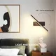 Modern LED Wall Light Hardwares Rotatable Bathroom Mirror Lamp for Bedroom Living Room Indoor Line