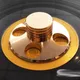 Zinc-based Alloy Gold Vinyl Record Player Balanced Stabilizer Disc Turntable Weight Clamp 240g