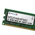 Memory Lösung ms2048hp982 2 GB Modul Arbeitsspeicher – Speicher-Module (2 GB, Laptop, HP COMPAQ Pavilion dv9920us, dv9700t)