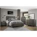 Sondra 5 Piece Gray Modern Panel Bedroom Set