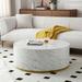 Modern Faux Marble Coffee Tables, End Tables with Gold Metal Base