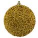 Vickerman 4" Gold Beaded Ball Ornament, 6 per Bag